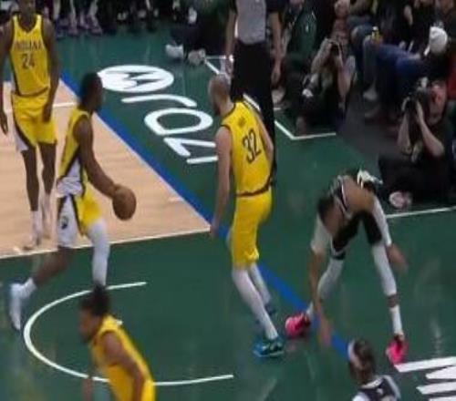 字母哥落地時膝蓋受傷退場：我要先回家休息，看明天感覺如何