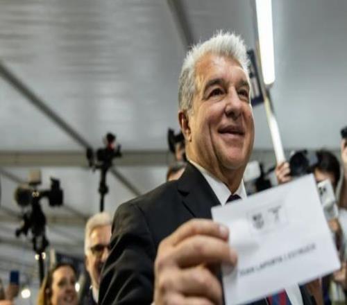 得票率得票數(shù)歷史第二！巴薩主席選舉拉波爾塔大勝