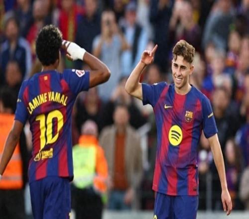 巴薩年輕群星身價飆升：費(fèi)爾明暴漲至1億歐元，領(lǐng)跑西甲