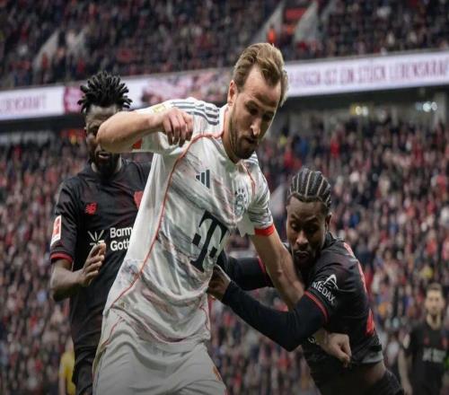 德甲第26轮综述:9人拜仁客平勒沃库森,多特两球取胜仍落后9分