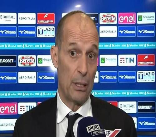 阿萊格里：上半場(chǎng)我們?nèi)媛溆谙嘛L(fēng)，輸?shù)袅藥缀趺看握鎸?duì)抗