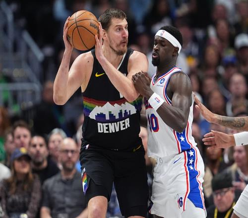 掘金12496大勝76人！此戰(zhàn)誕生3個(gè)事實(shí)：約基奇要拿助攻王了