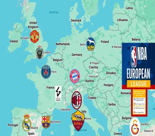 TA：巴黎、米蘭與紐卡的資方均考慮組建球隊(duì)加入NBA歐洲聯(lián)盟