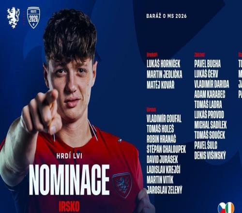 捷克新一期大名單：紹切克、?？祟I(lǐng)銜，曹法爾、舒爾茨在列