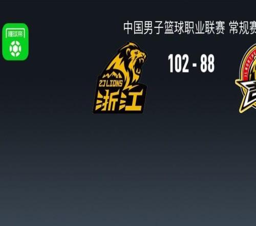 CBA戰(zhàn)報(bào)：廣廈10288吉林，雷瓊塔克33+5+12