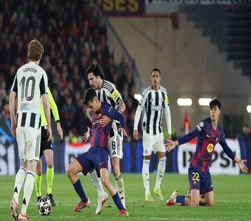 巴塞羅那72紐卡斯爾萊萬、拉菲尼亞雙響