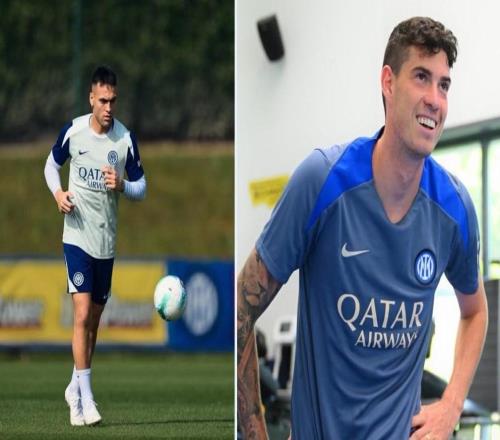 記者：巴斯托尼今天恢復(fù)完整合練，勞塔羅周末最多進(jìn)入替補(bǔ)席