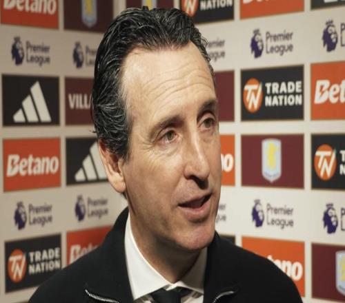 埃梅里：能通過定位球進(jìn)球很重要這或是今年主場(chǎng)的最佳半場(chǎng)