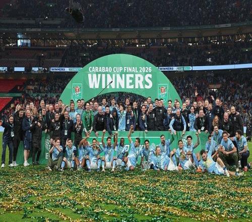 曼城20阿森納奪得聯(lián)賽杯冠軍