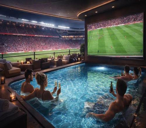 拉爵會玩！曼聯(lián)新主場看臺將建泳池，VIP泳裝派對看球每場500英鎊