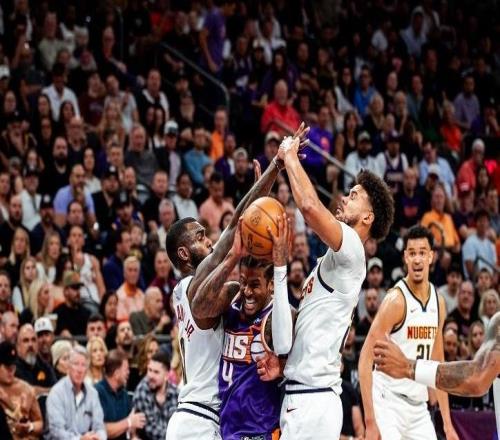 約基奇23+17+17神射4記三分，布克打鐵拖后腿，掘金三殺太陽