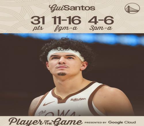 桑托斯31分生涯之夜!勇士逆轉送籃網9連敗波杰22分波神17分