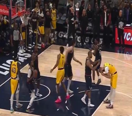 明著擺爛步行者0.1秒落后1分獲2罰，赫夫兩罰不中送走比賽