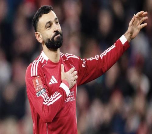 此前肌肉轻伤,泰晤士:预计萨拉赫能出战对曼城的足总杯比赛