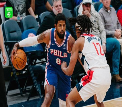 76人153131大勝奇才，喬治39+5+6，馬克西28分