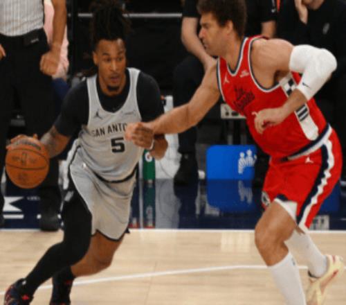 文班休戰(zhàn)馬刺擊退快船11連勝?？怂?2+8+5小卡24+6