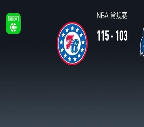 NBA戰(zhàn)報：76人115103森林狼，保羅喬治23+6+6