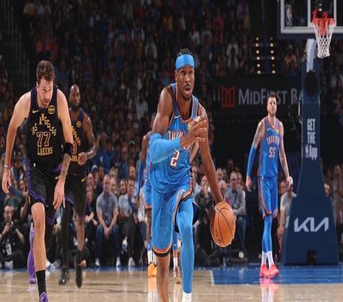 雷霆43分大勝湖人4連勝SGA28+7+7東契奇?zhèn)?></a></div><div   id=