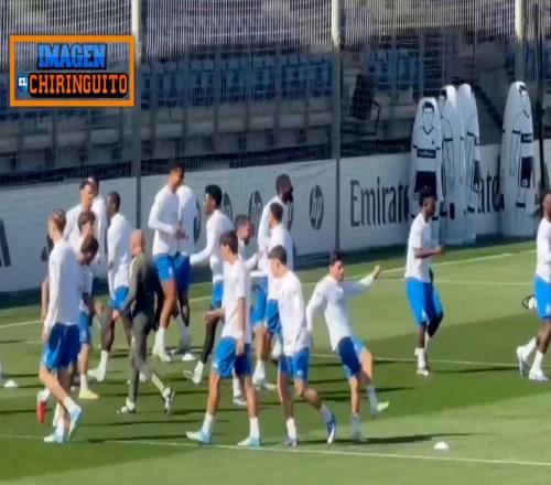 記者：費(fèi)蘭門(mén)迪參加皇馬vs拜仁的賽前最后一練