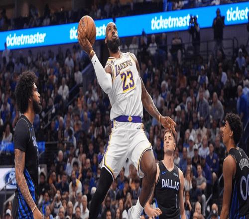 詹姆斯30+9+15湖人不敵獨行俠弗拉格45+8+9比肩艾弗森