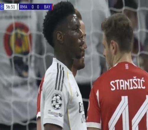 歐冠染黃罕見發(fā)飆！瓊阿梅尼：我啥也沒干就跑了個步，太冤了