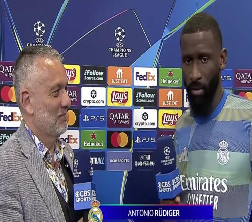 呂迪格：維尼修斯錯失絕佳機會時，正是我們扭轉局面的開始