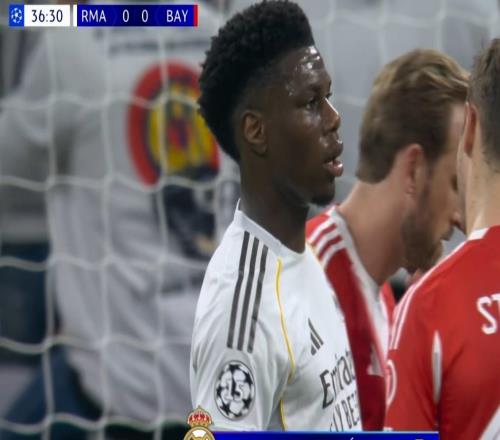 放倒奧利塞染黃，楚阿梅尼累積3黃缺席歐冠八強戰(zhàn)次回合