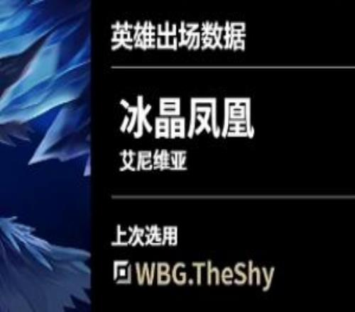 冰鸟时隔1395天再次在LPL上路登场上次选用时WBG.TheShy