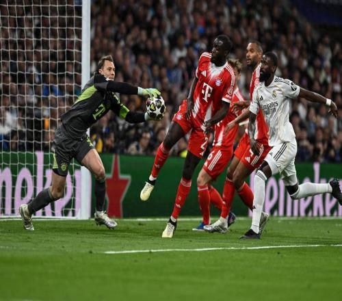 歐冠客勝皇馬，拜仁終結(jié)魔咒