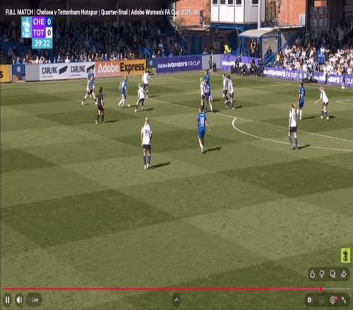 切爾西女足頭牌悶聲干大事，賽季第12球把熱刺打懵