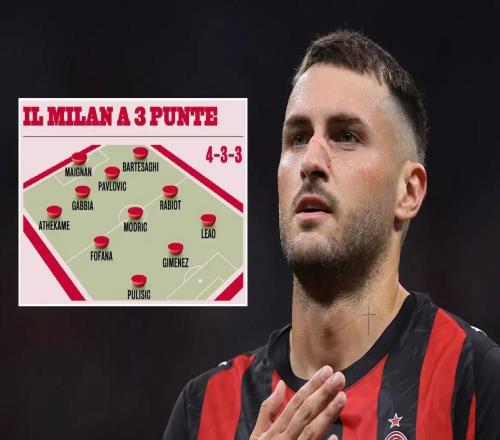 米蘭或變陣433，托莫里薩56將被犧牲，阿泰卡梅希門尼斯上位