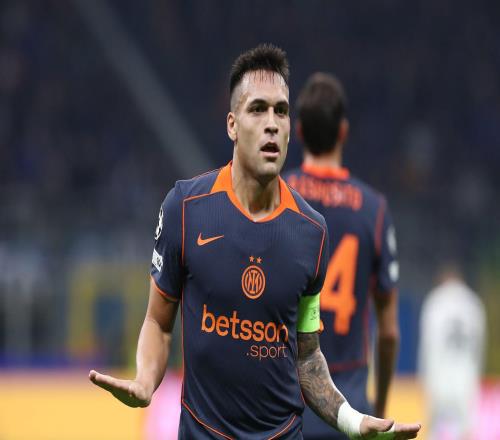 記者：勞塔羅將至少缺戰科莫，不一定趕得上戰卡利亞里