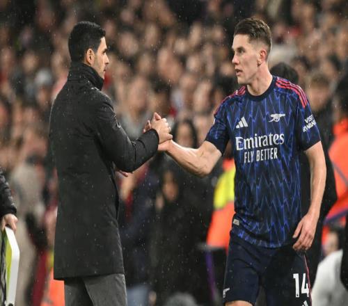 哲凱賴什：阿爾特塔每天都在督促我進步，保持專注就會有機會