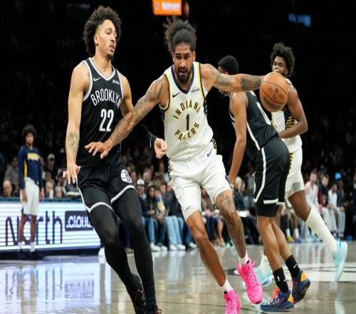 時(shí)隔9年單季60??！籃網(wǎng)遭步行者7人上雙吊打托平26+9