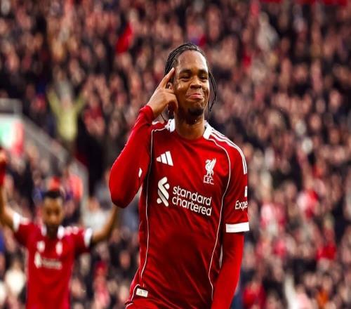 利物浦官方：恩古莫哈當(dāng)選與富勒姆一役隊(duì)內(nèi)最佳球員