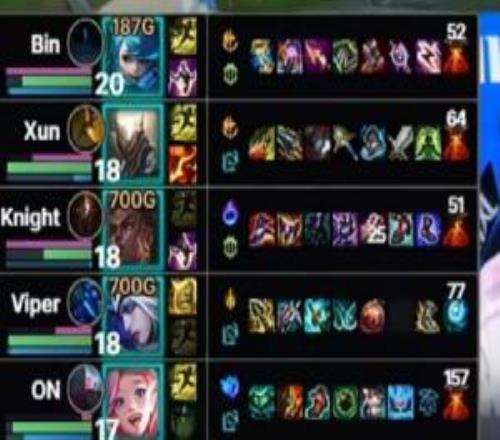 國(guó)產(chǎn)第一中單！Kinght梅爾爆炸輸出25層殺人書(shū)13011豪華數(shù)據(jù)暴打WBG