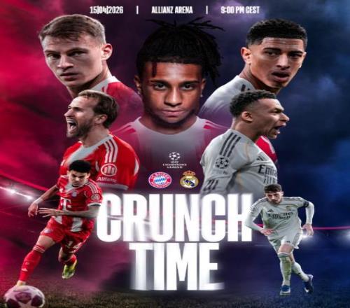 拜仁曬戰皇馬次回合海報：奧利塞C位，凱恩、姆巴佩出鏡