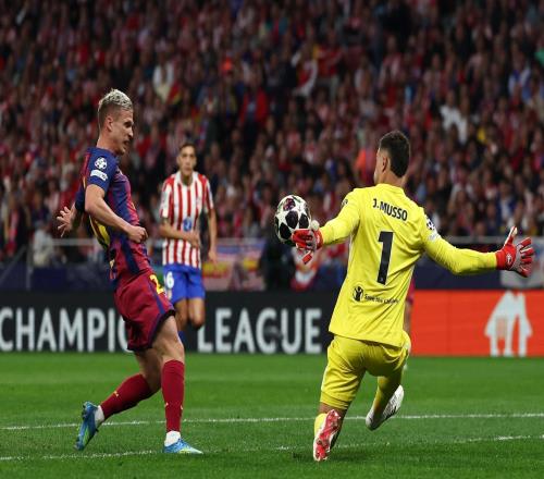 馬競vs巴薩半場數(shù)據(jù)：控球率35%65%，射門67，射正16