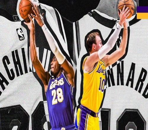 八村壘44.3%肯納德47.8%，兩人均打破湖人賽季三分命中率紀(jì)錄