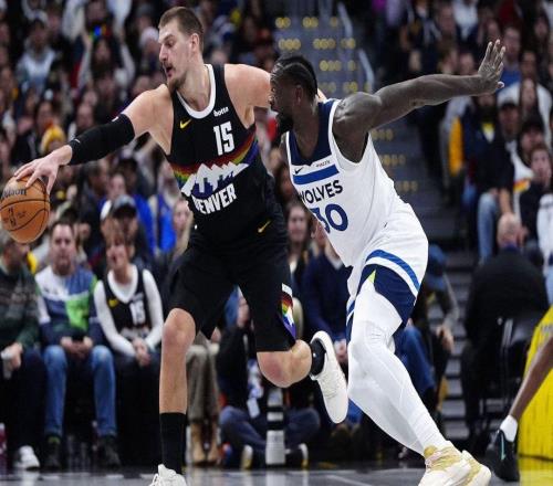 搞笑，森林狼蘭德爾將“向上帝祈禱”以防守掘金尼古拉約基奇