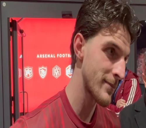 賴斯：目睹曼城捧杯內(nèi)心有一團(tuán)火，想在周末徹底洗刷這種遺憾