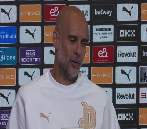 瓜帥：阿森納幾乎整個(gè)賽季都是領(lǐng)頭羊，我為能挑戰(zhàn)他們而自豪