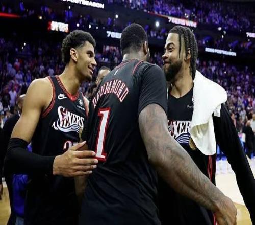 不僅僅是一個籃板怪獸！76人內(nèi)線大將的三分穩(wěn)定性也越來越高了