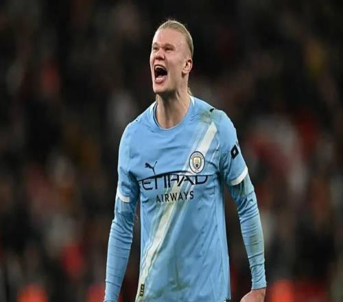 本賽季至今23球7助，哈蘭德第三次單賽季英超參與30+球