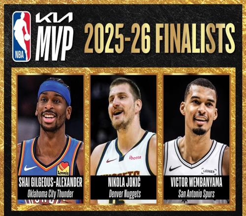 官宣！MVP候選人名單出爐，盧卡遺憾落選，NBA神級紀(jì)錄誕生