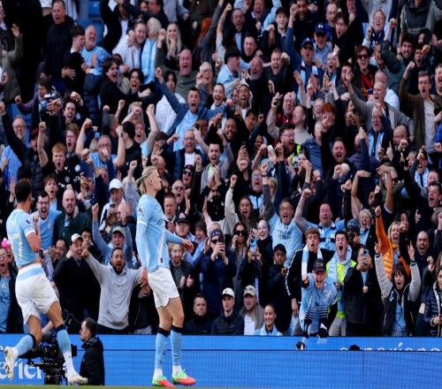 21，英超爭冠形勢逆轉(zhuǎn)！哈蘭德制勝曼城贏下天王山阿森納危矣