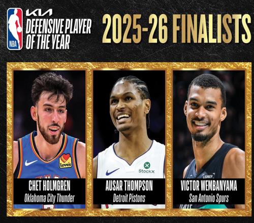 官宣！常規(guī)賽DPOY出爐，文班亞馬創(chuàng)神級紀錄