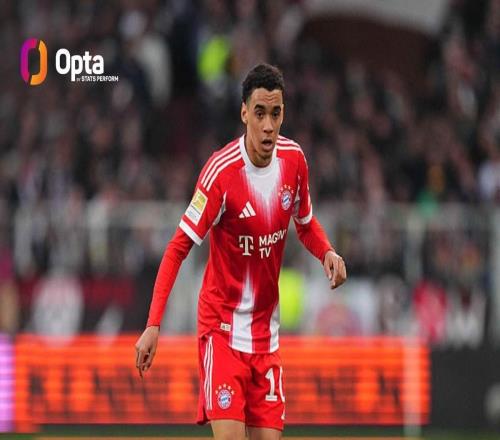 僅次于赫內(nèi)斯，穆西亞拉是達成德甲150場第二年輕的拜仁球員