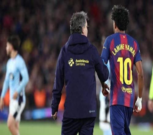 賽季報(bào)銷！亞馬爾左腿重傷缺陣5周，巴薩爭(zhēng)冠沖刺遭遇沉重打擊