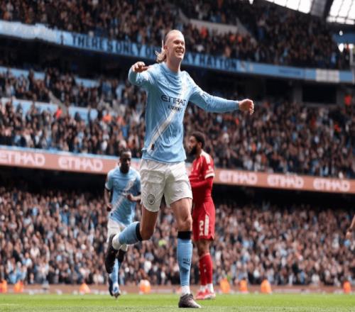 哈蘭德6分鐘閃擊定乾坤！曼城10險(xiǎn)勝登頂，阿森納今夜無眠